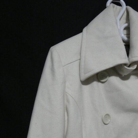 ESPRIT | large | Ivory Pea Coat | Dry Clean Only - Picture 3 of 15